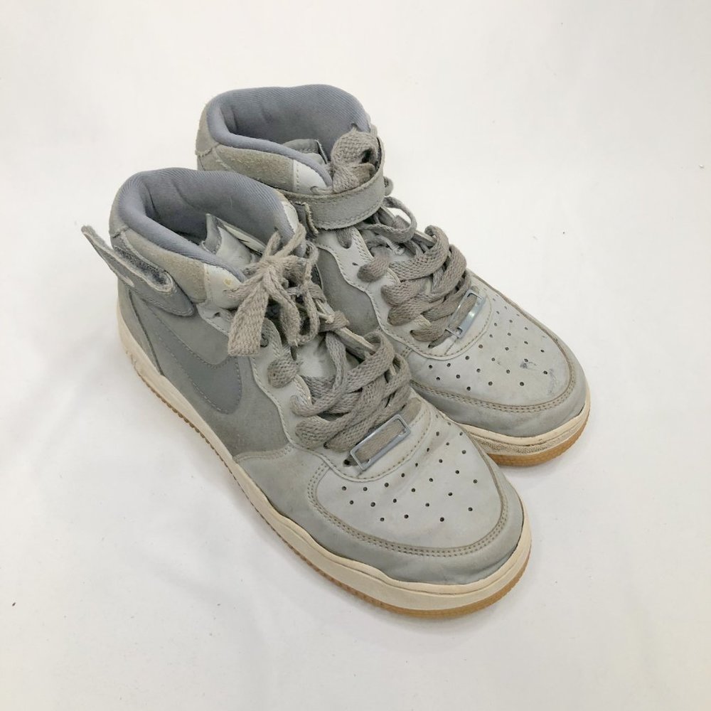 Nike Air Force 1 Mid Boys Shoes 6Y 314195-034 A08 - Picture 6 of 8